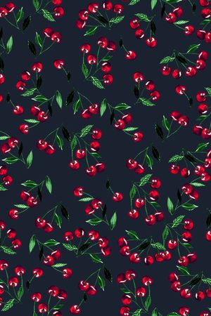 樱桃印花华亿平台图片