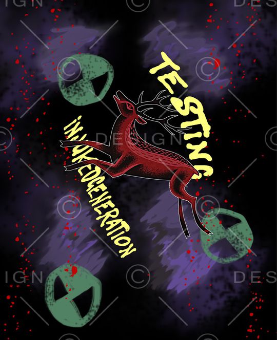 卡通动物印花华亿平台图片