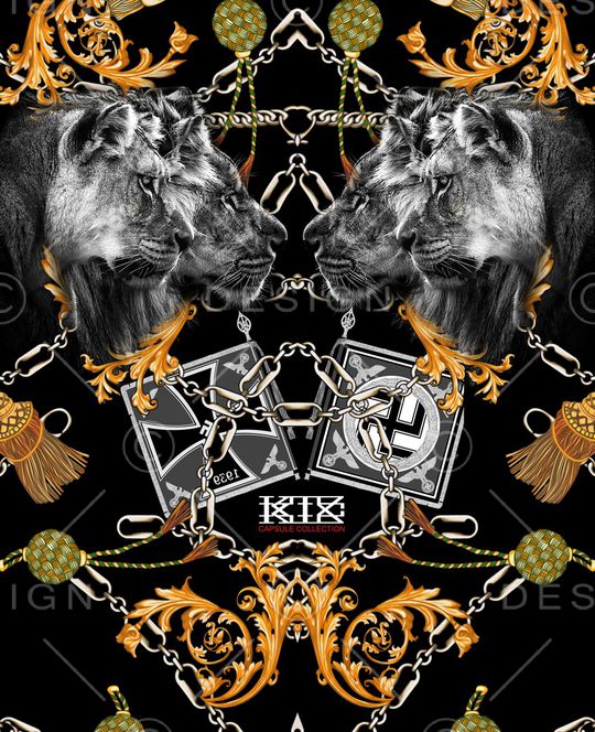 复古印花华亿平台图片