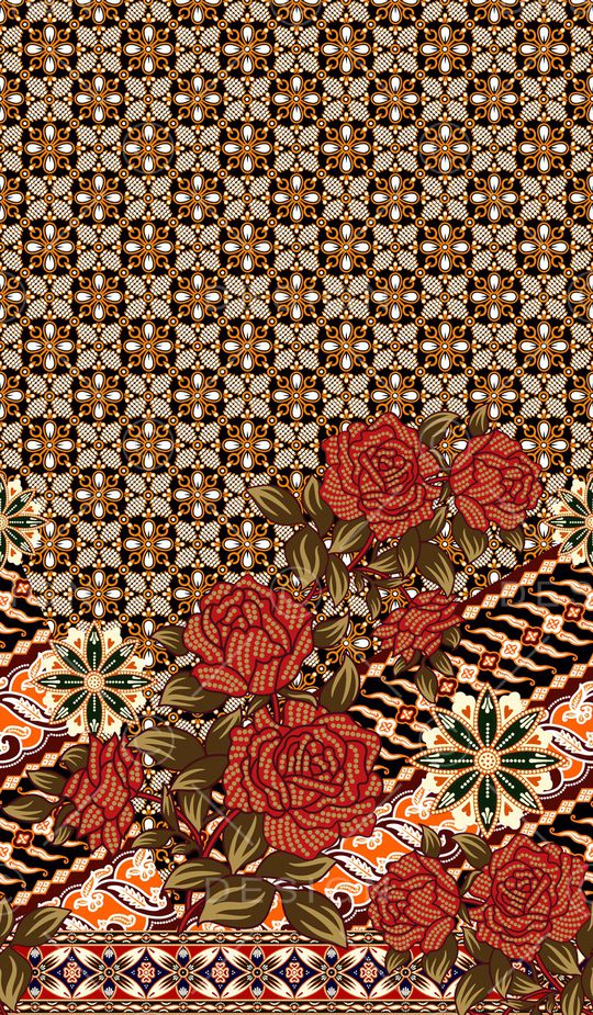 复古印花华亿平台图片