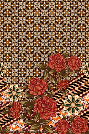 复古印花华亿平台图片