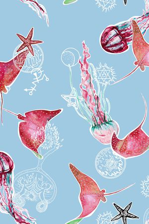 水彩印花华亿平台图片