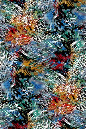 几何印花华亿平台图片