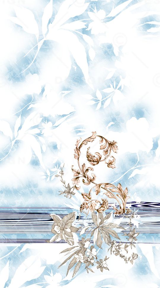 抽象花卉印花华亿平台图片