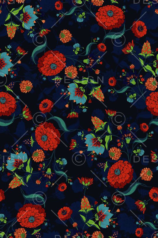 复古印花华亿平台图片