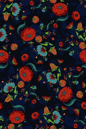 复古印花华亿平台图片