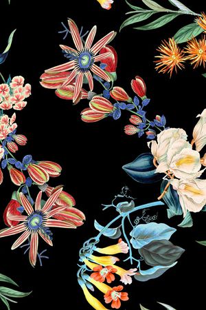 复古印花华亿平台图片