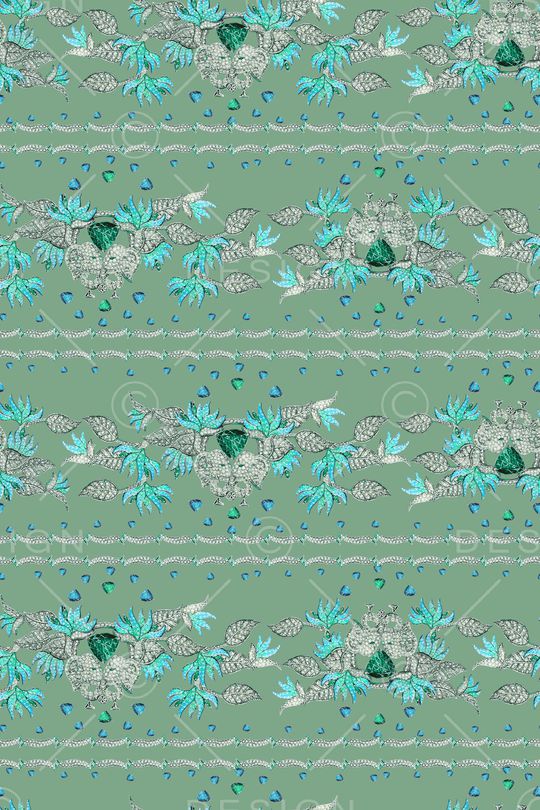 佩斯利印花华亿平台图片