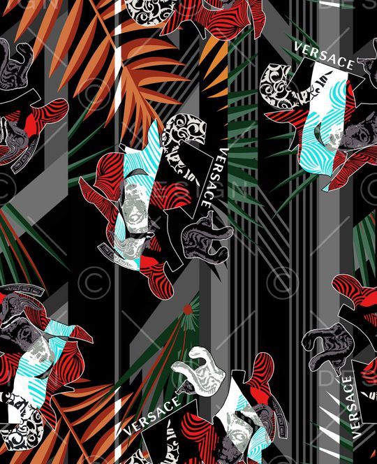 几何印花华亿平台图片