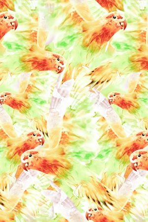 春夏华亿平台印花华亿平台图片