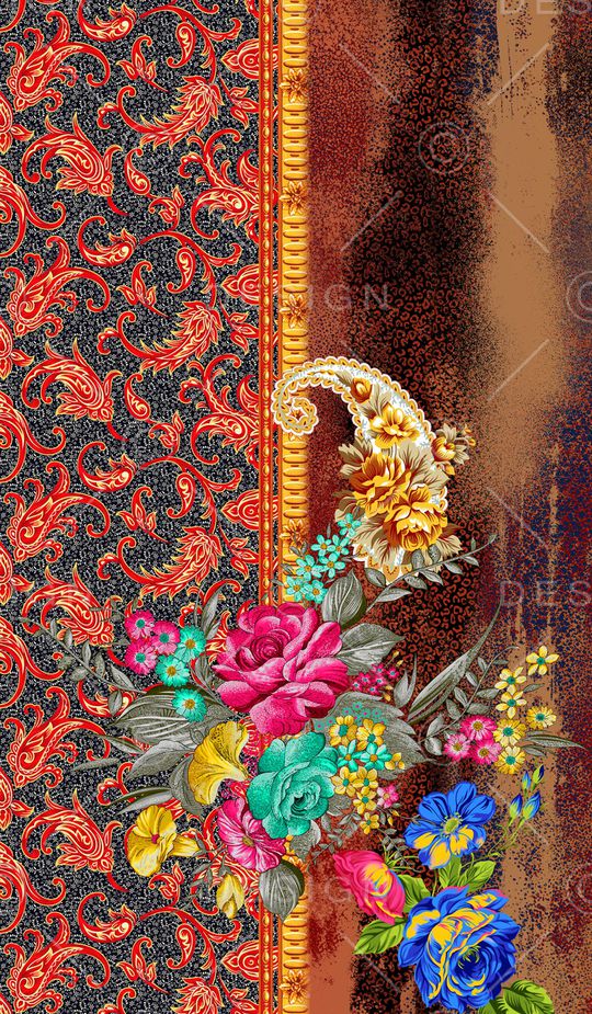 定位花印花华亿平台图片