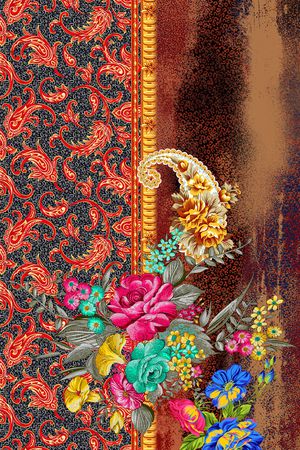 定位花印花华亿平台图片