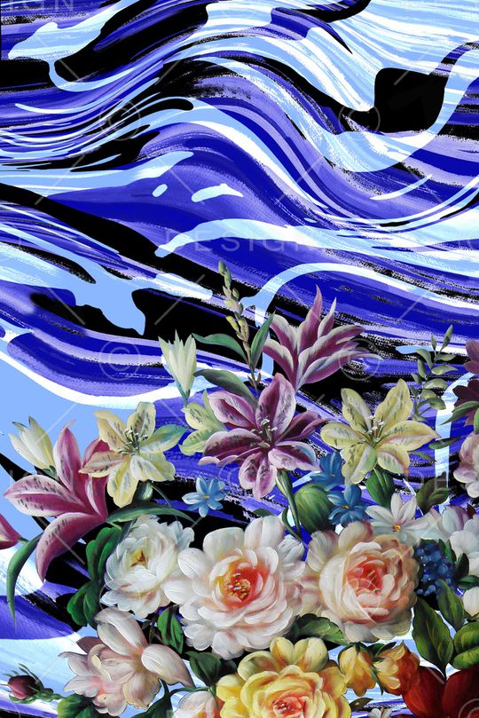 定位花印花华亿平台图片