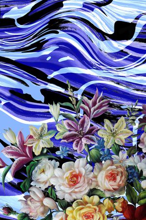 定位花印花华亿平台图片