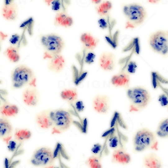 抽象花卉印花华亿平台图片