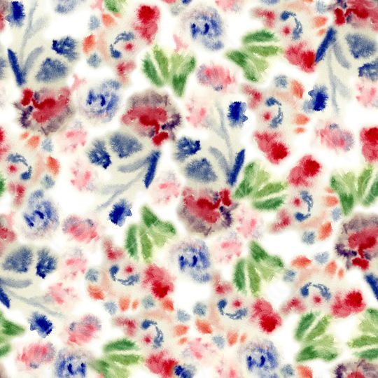 抽象花卉印花华亿平台图片