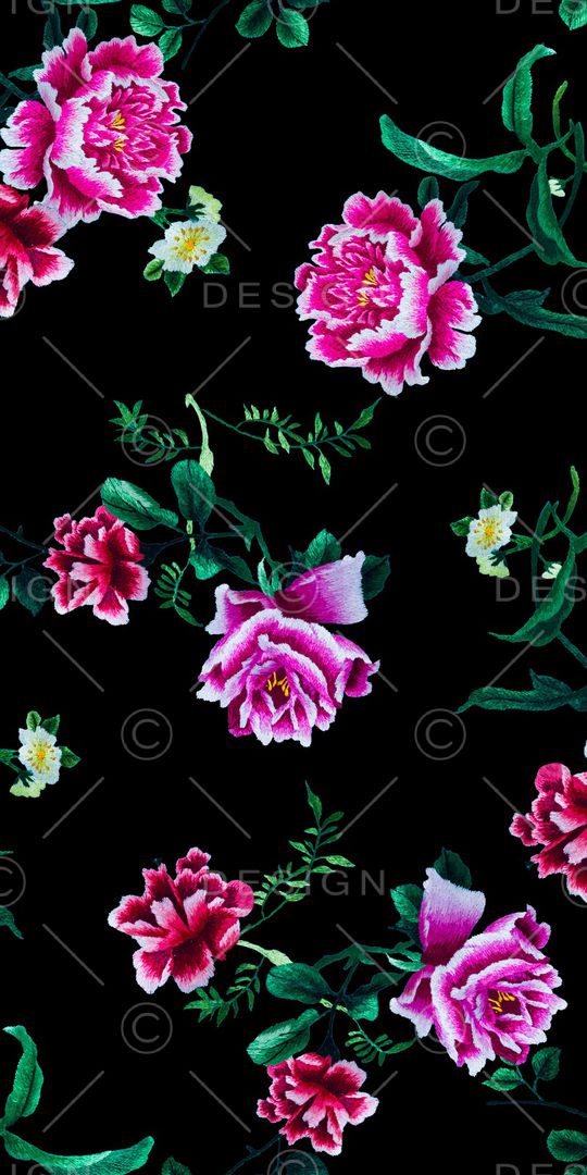 树枝印花华亿平台图片