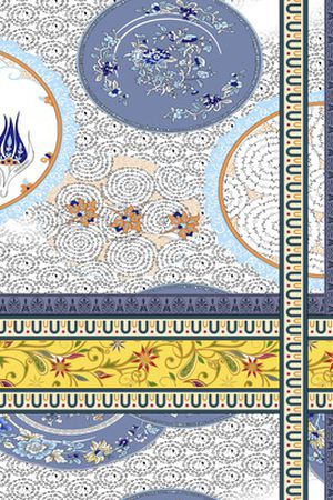 圆形印花华亿平台图片