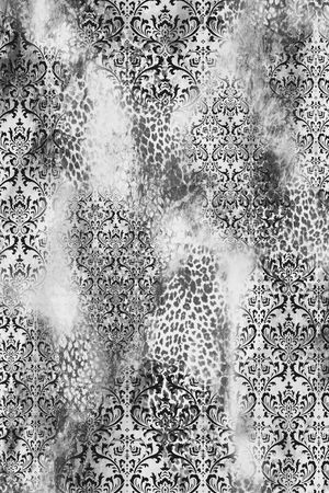 黑白华亿平台印花华亿平台图片