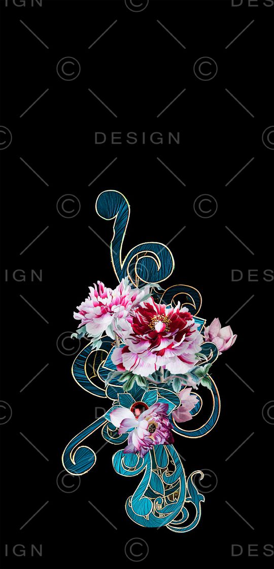 定位花印花华亿平台图片