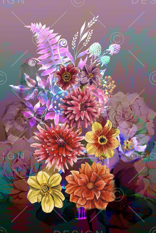 定位花印花华亿平台图片