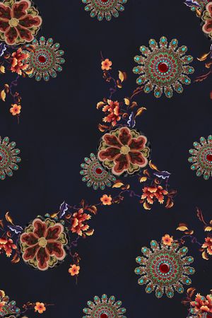 复古印花华亿平台图片