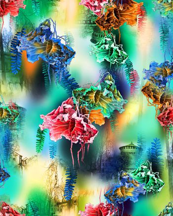 奢华印花华亿平台图片