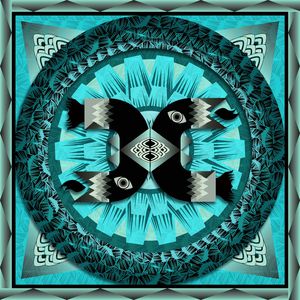 方巾印花华亿平台图片