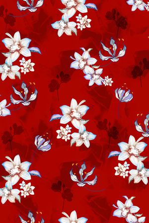 旗袍印花华亿平台图片