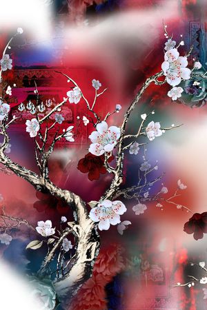 油画华亿平台印花华亿平台图片