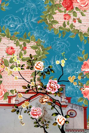 定位花印花华亿平台图片