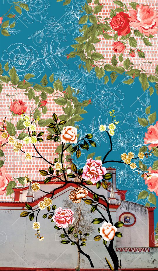 定位花印花华亿平台图片