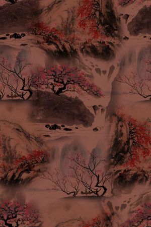 复古印花华亿平台图片