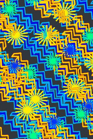 几何印花华亿平台图片