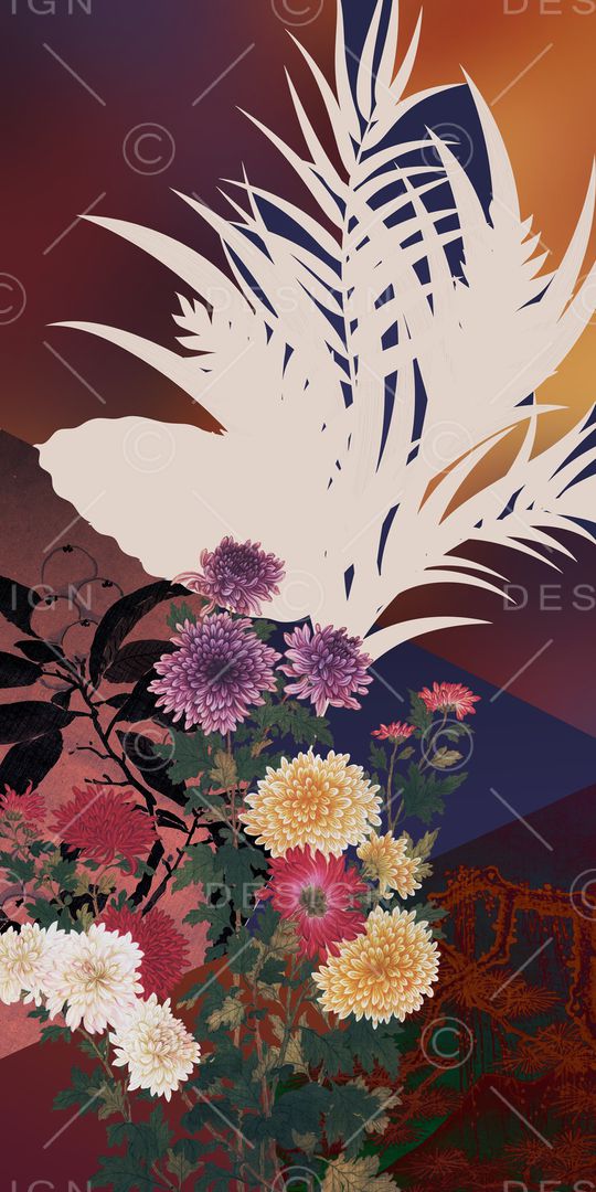 几何印花华亿平台图片