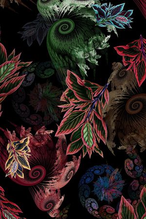 植物印花华亿平台图片