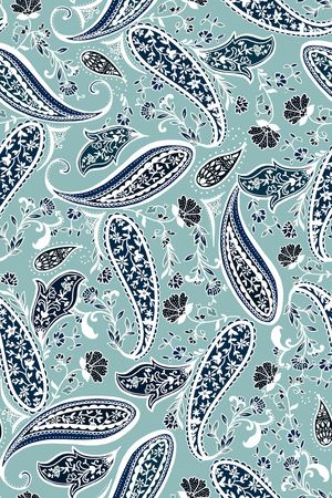 佩斯利印花华亿平台图片