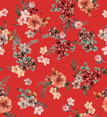 1293473-200213大丽桃花红色