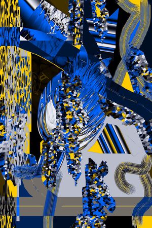 几何印花华亿平台图片