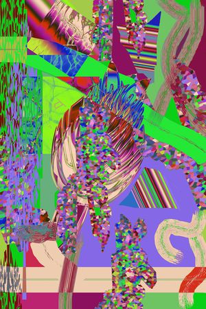 几何印花华亿平台图片