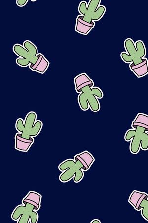 仙人掌印花华亿平台图片