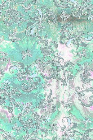 佩斯利印花华亿平台图片