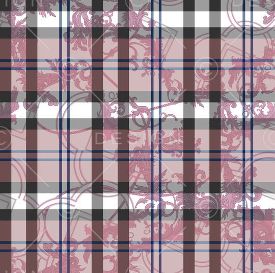 格子印花华亿平台图片