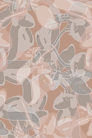 灰色花印花华亿平台图片