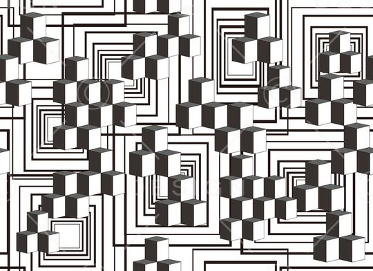 几何印花华亿平台图片