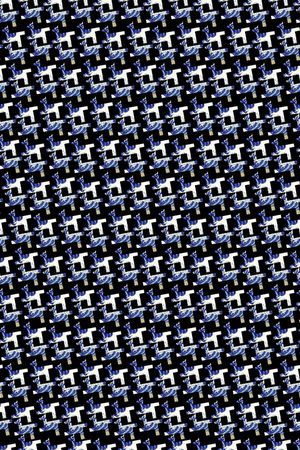 几何印花华亿平台图片