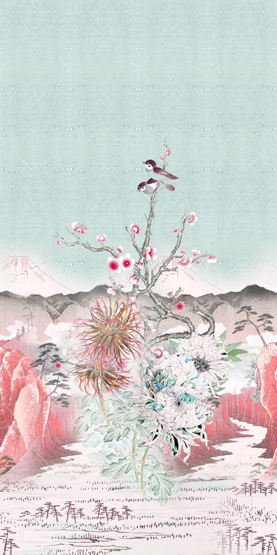 定位花印花华亿平台图片