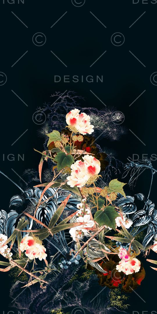 定位花印花华亿平台图片