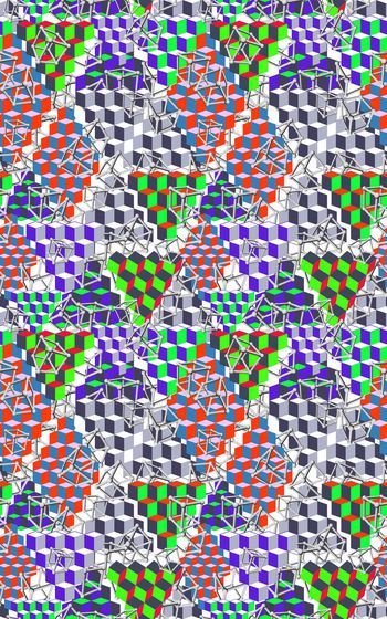 抽象印花华亿平台图片