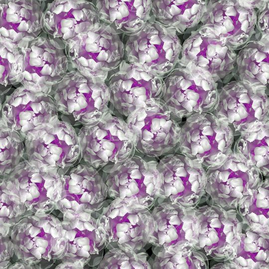 灰色花印花华亿平台图片